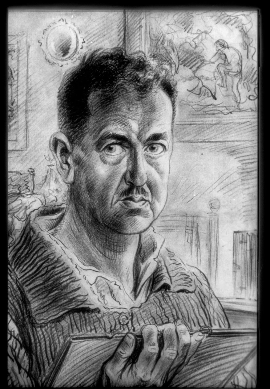 Self-portrait av Hinko Smrekar