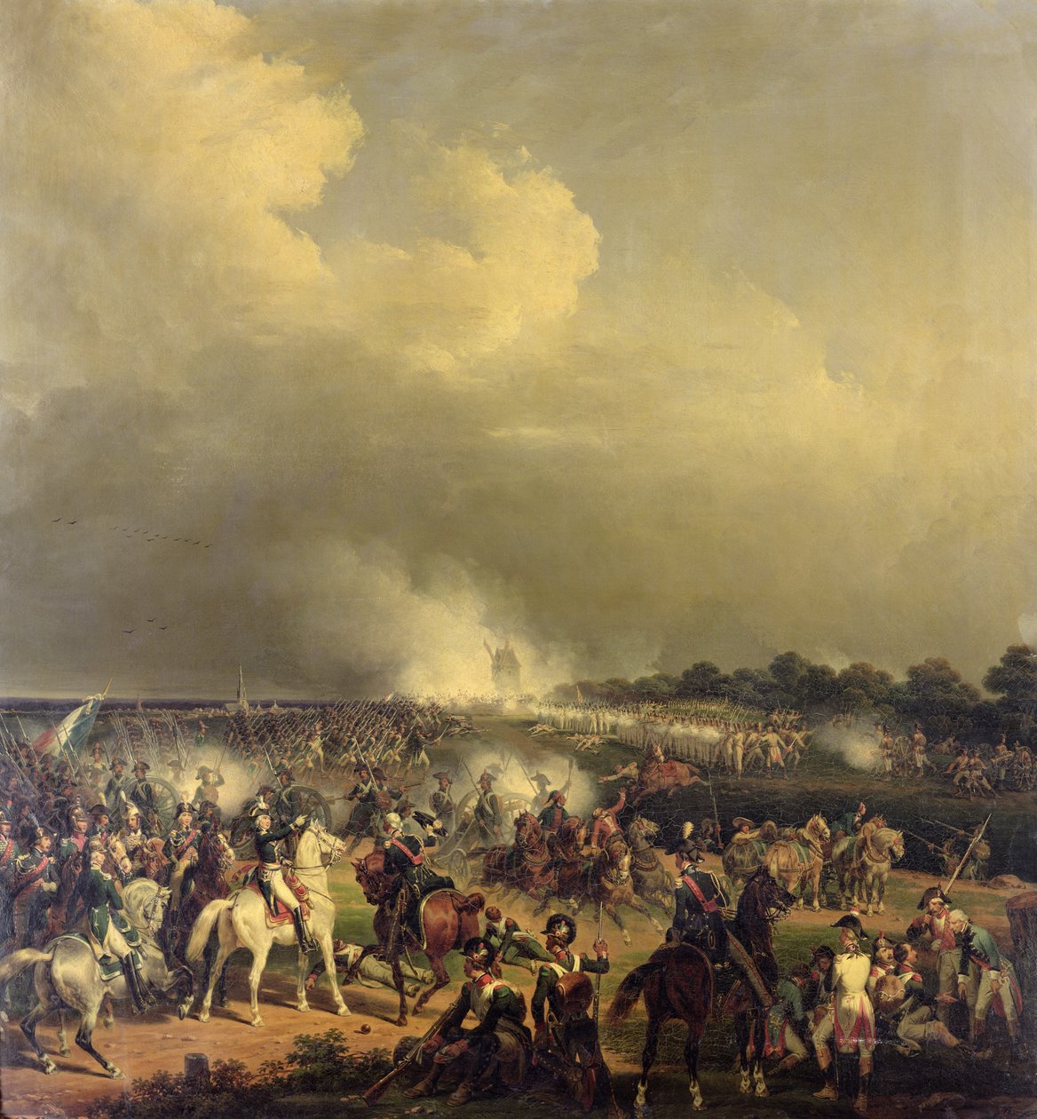 Slaget vid Boussu, 3 november 1792, 1845 av Hippolyte Lecomte