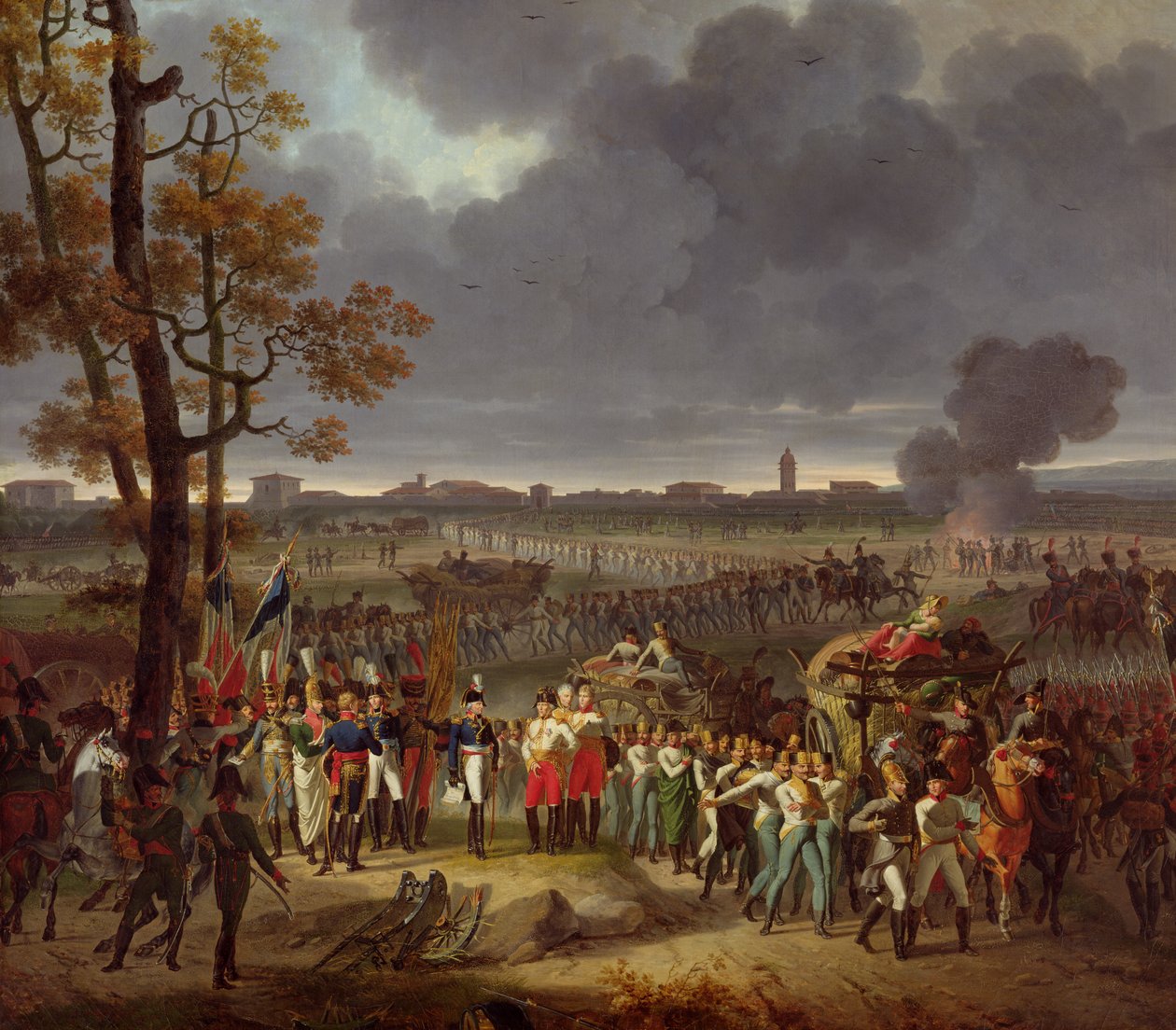 Den andra belägringen av Mantua den 2 februari 1797, c.1812 av Hippolyte Lecomte