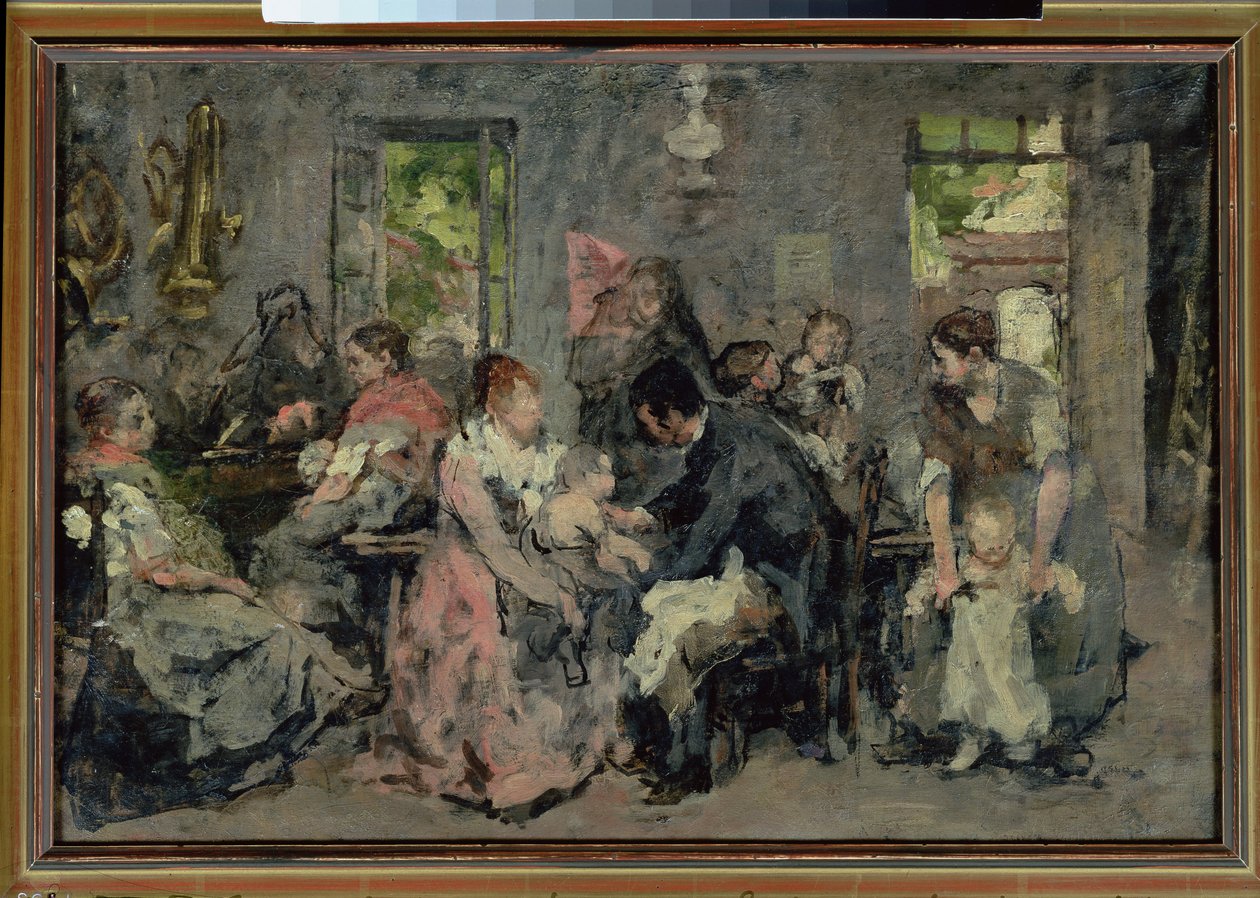 Landsbygdsvaccination av Hippolyte Margottet