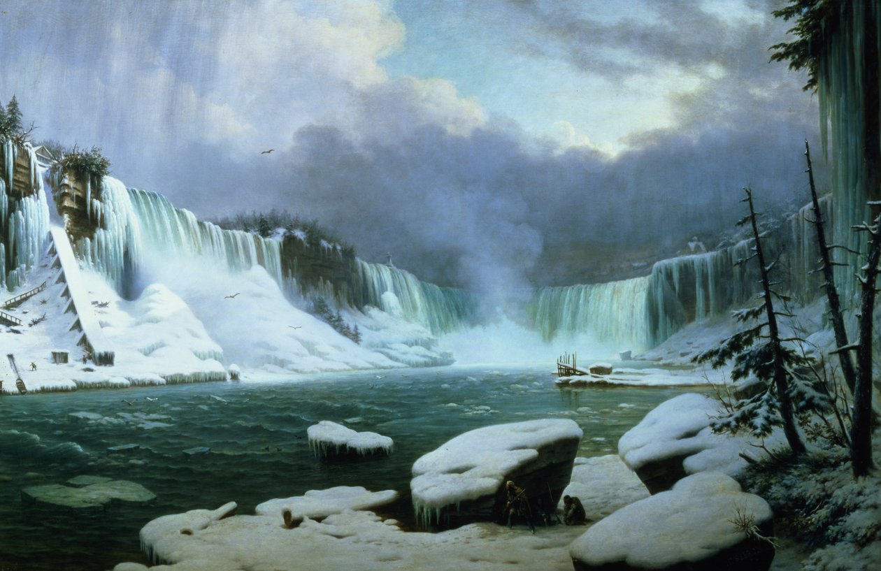 Niagarafallen av Hippolyte Victor Valentin Sebron