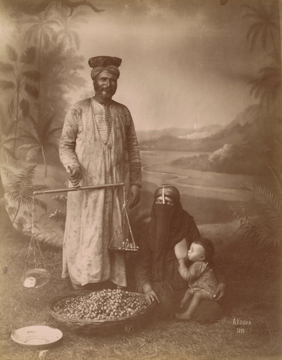 Mellanöstern familj av Hippolyte Arnoux