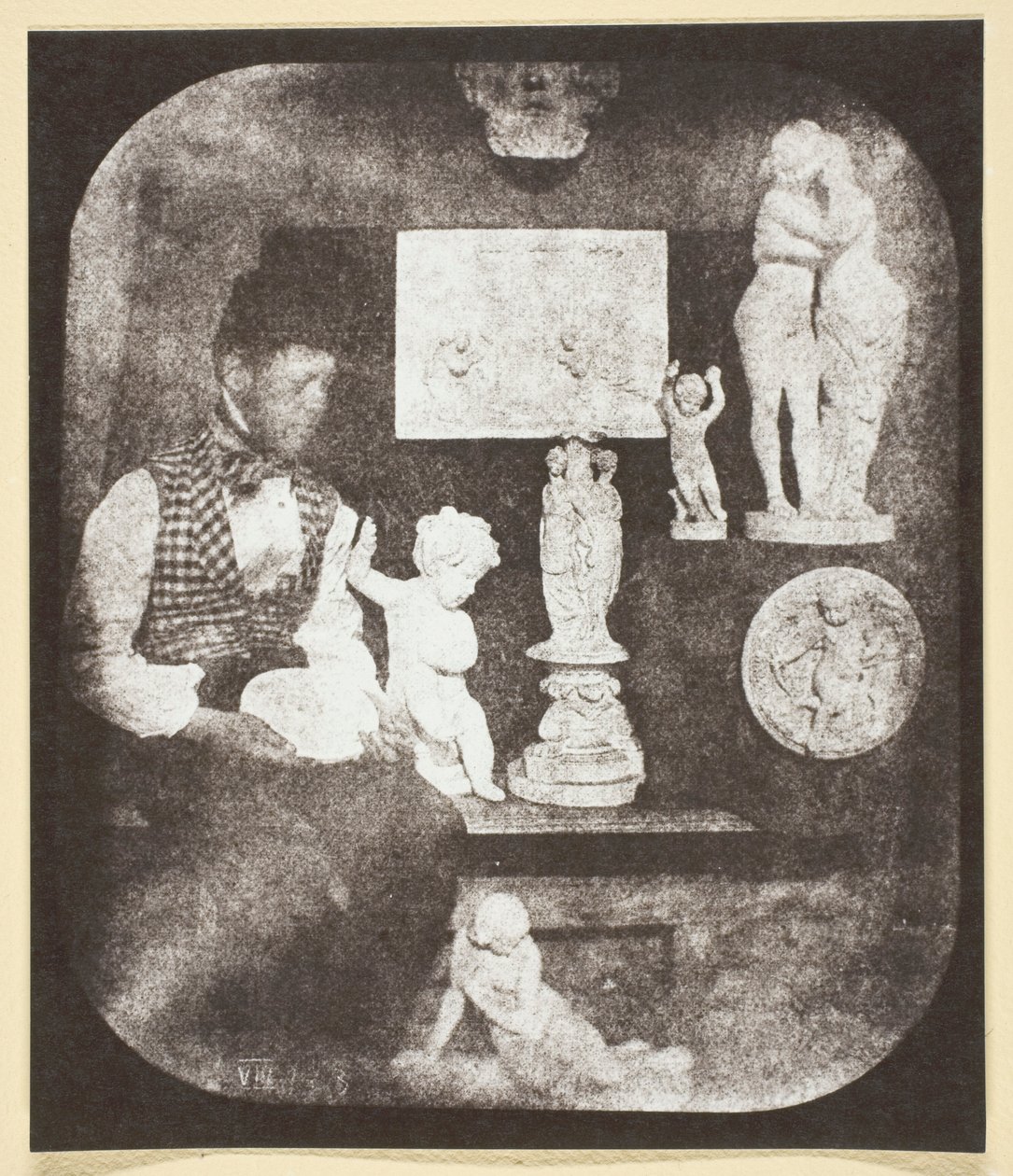 Bayard och dess statyetter av Hippolyte Bayard