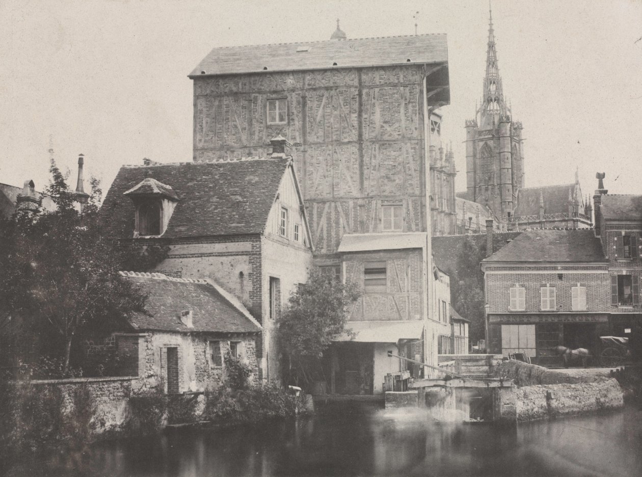 Utsikt över Évreux, 1850. av Hippolyte Bayard