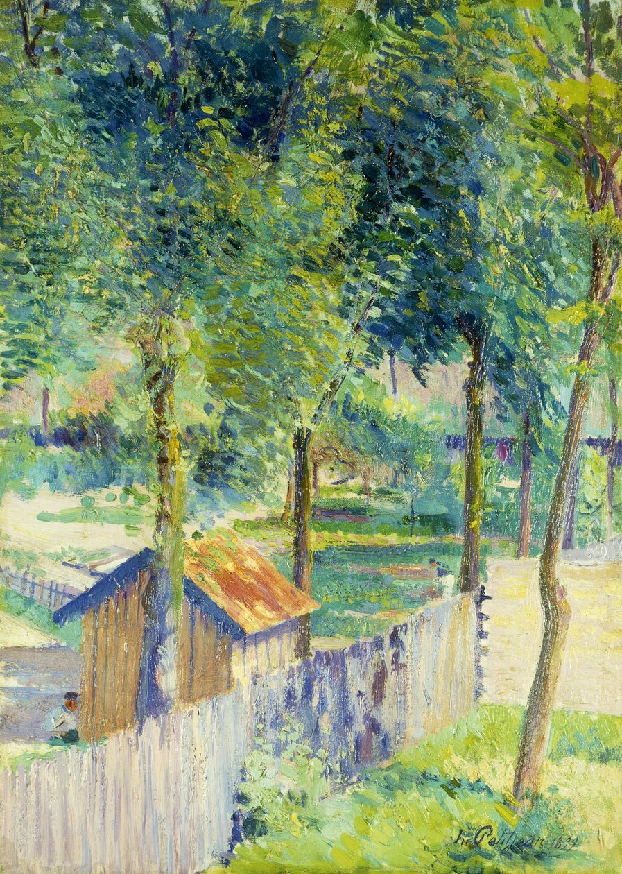 I trädgården; I trädgården, 1899 av Hippolyte Petitjean