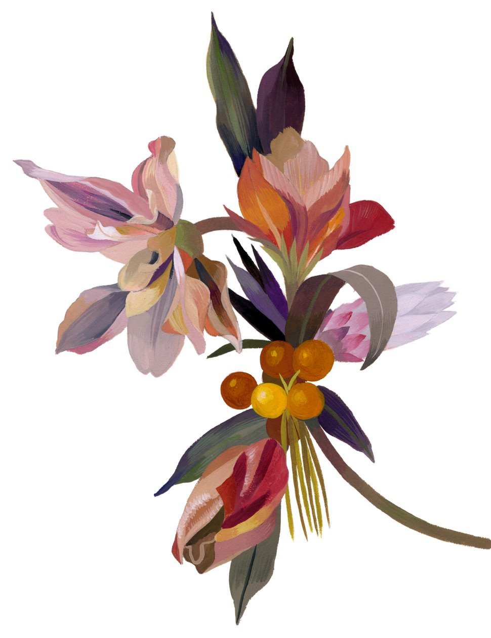 En imaginär blomma baserad på en tulpan. av Hiroyuki Izutsu
