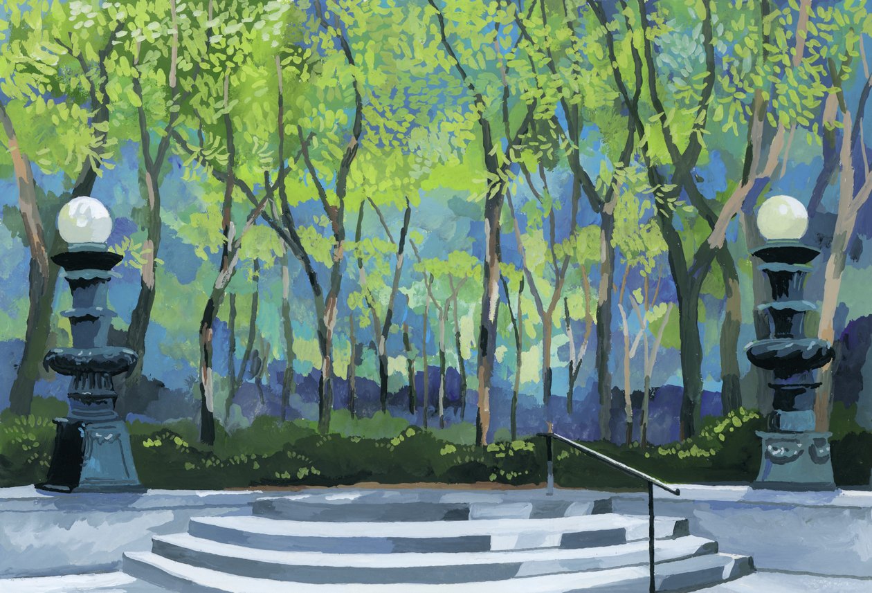 Entré till parken, 2016, av Hiroyuki Izutsu