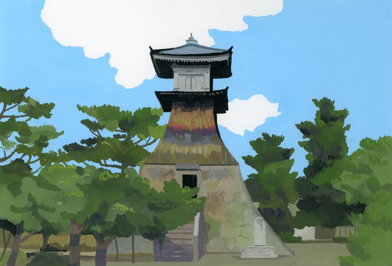 Denna plats är Kotohira i Japan 2016, av Hiroyuki Izutsu