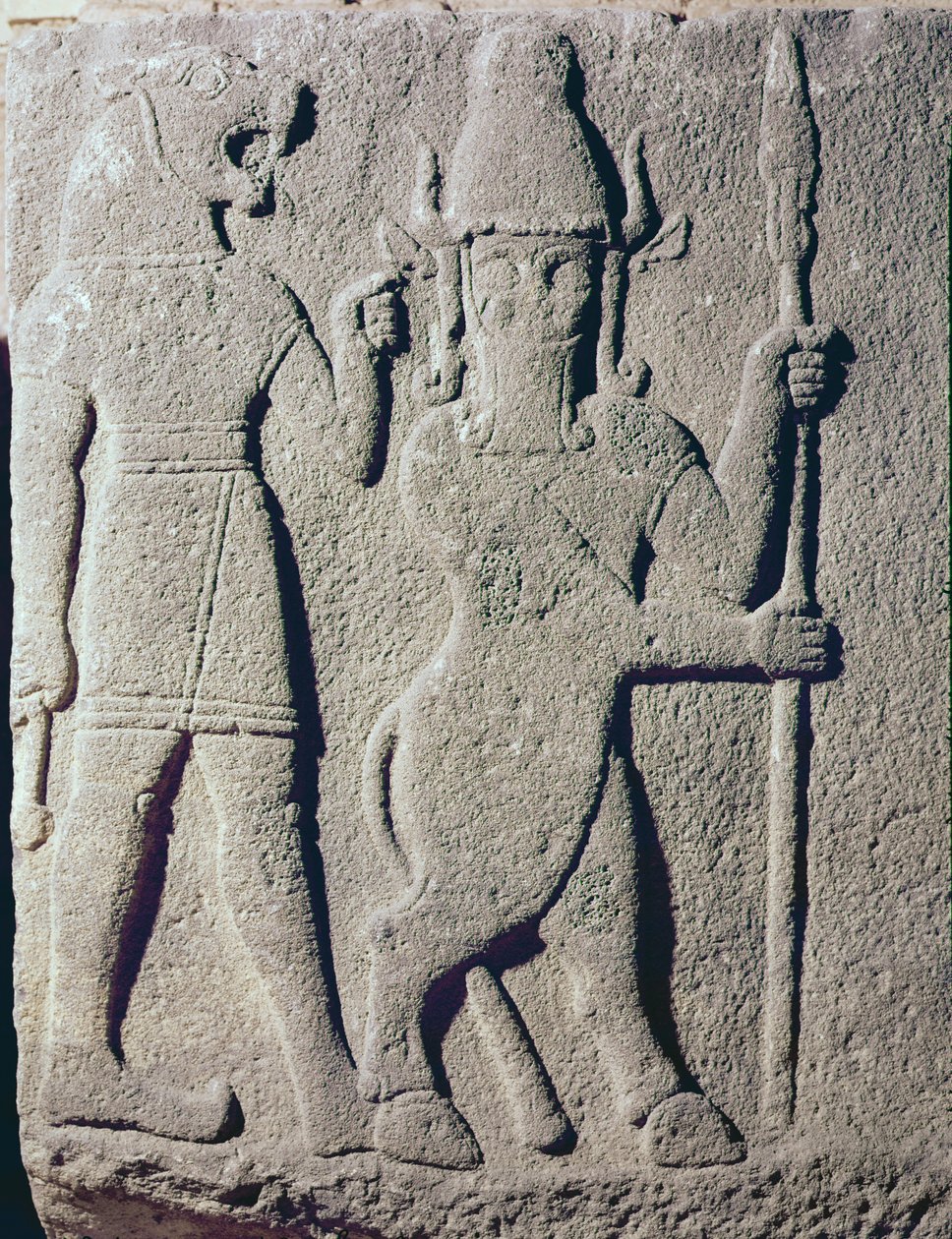 Den hettitiska guden Uomi, Karkemish, 11-900-talet f.Kr. av Hittite