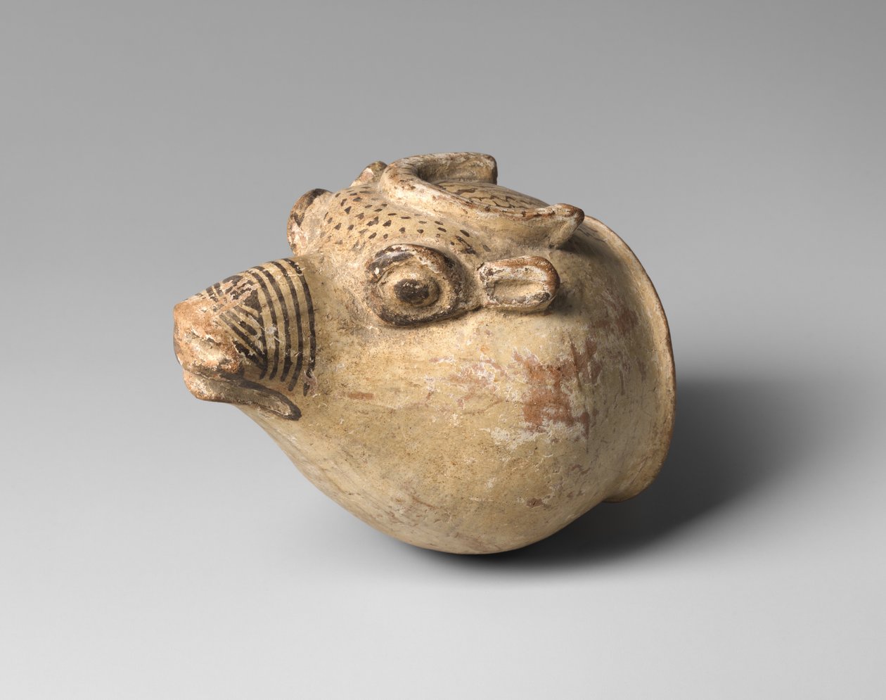 Fartyg, ca 1900-1600 f.Kr. (målad keramik) av Hittite