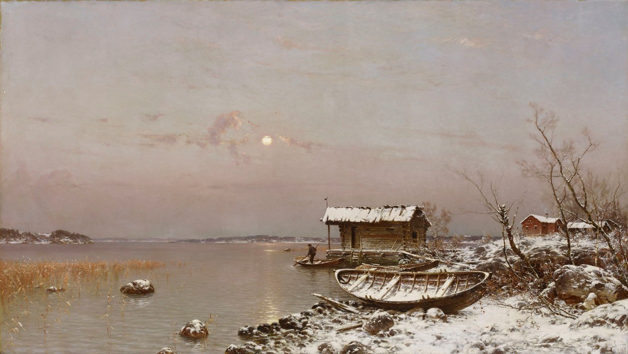 November kväll av Hjalmar Munsterhjelm