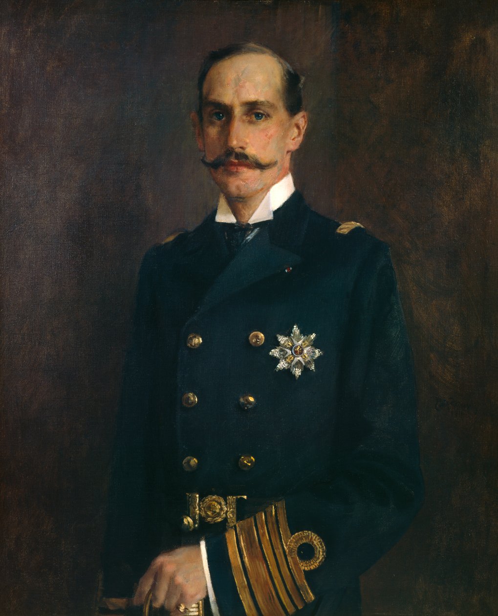 Kung Haakon VII (målning) av Hjalmer Eilif Emanuel Peterssen