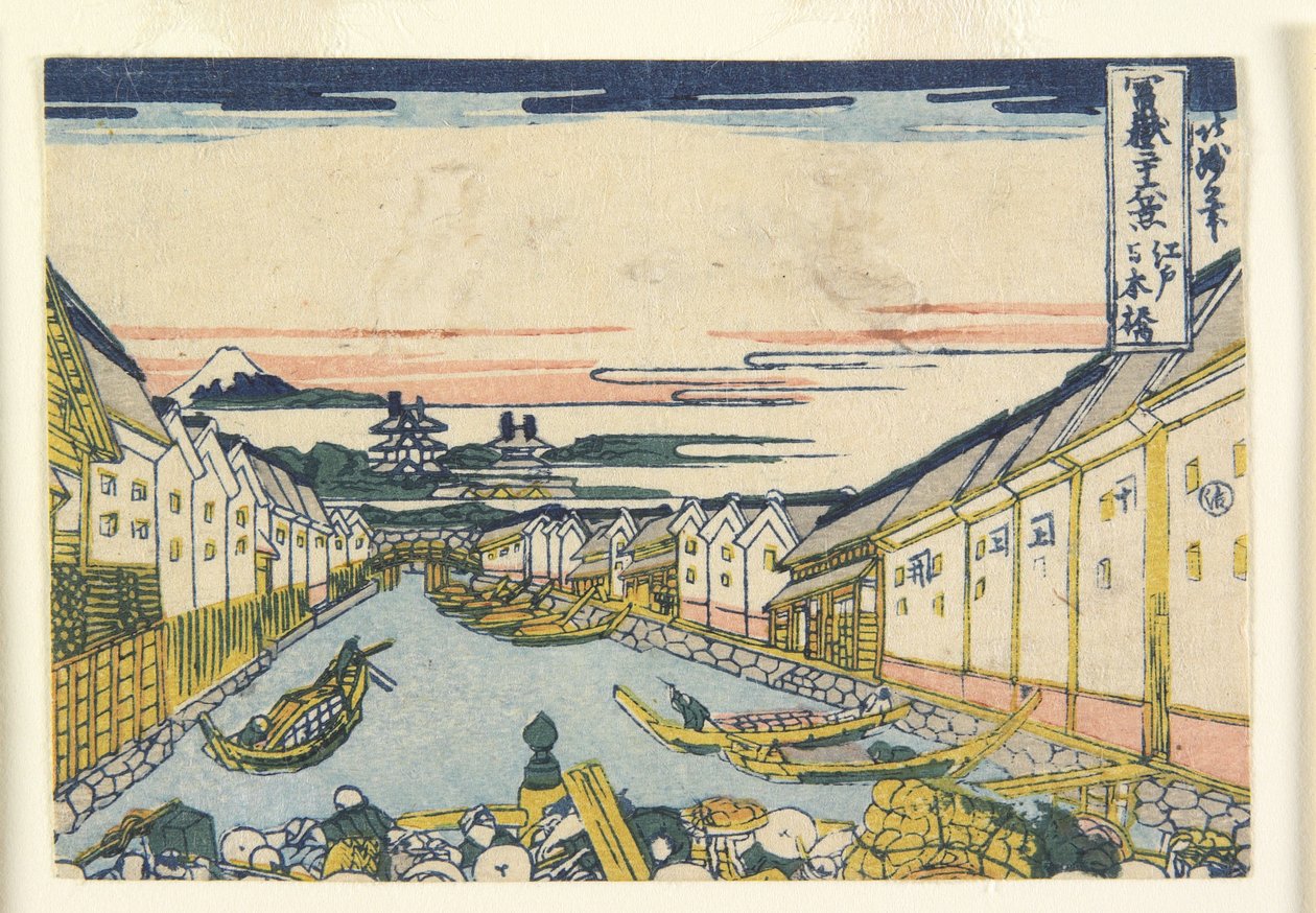 Nihonbashi B Science-medlem Edo, 1835-40 av Hokumyō