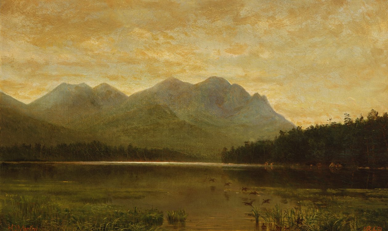 Övre Ausable-sjön av Homer Dodge Martin