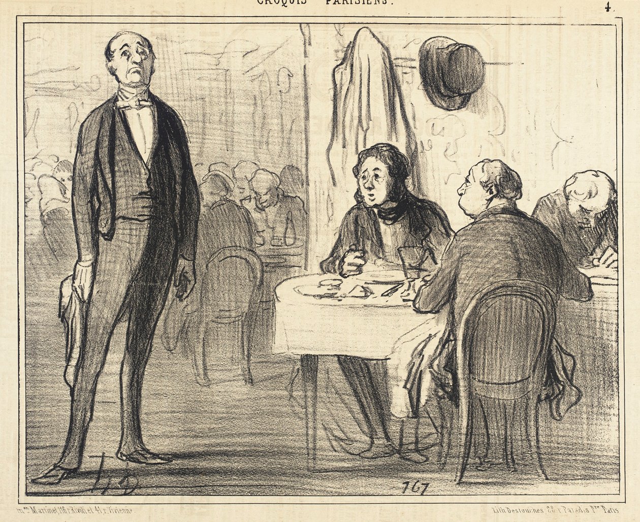  Est-ce le garçon...  av Honoré Daumier