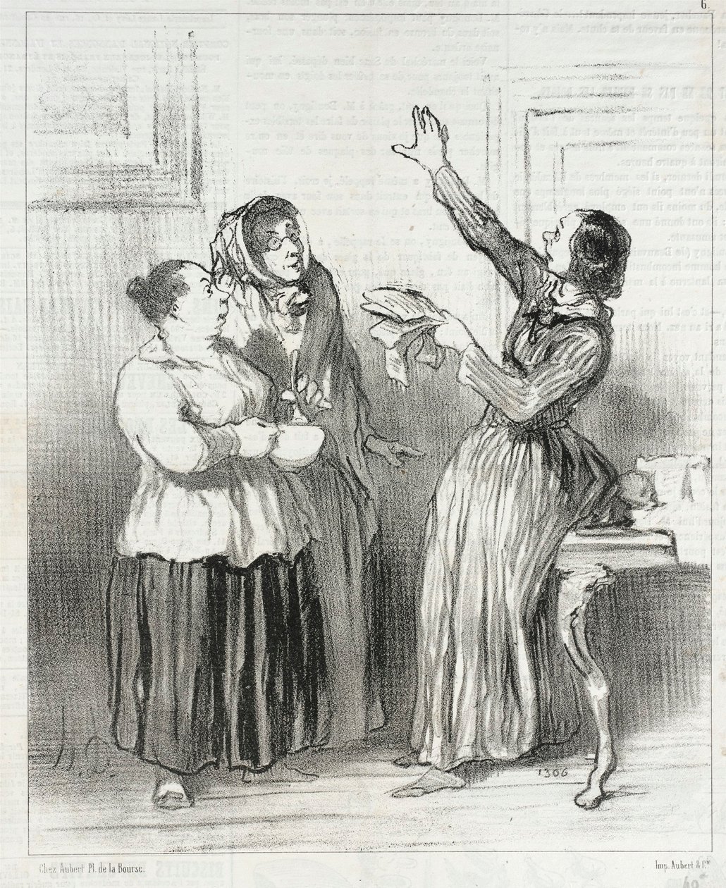  ...quest la femme aujourdhui dans société  av Honoré Daumier