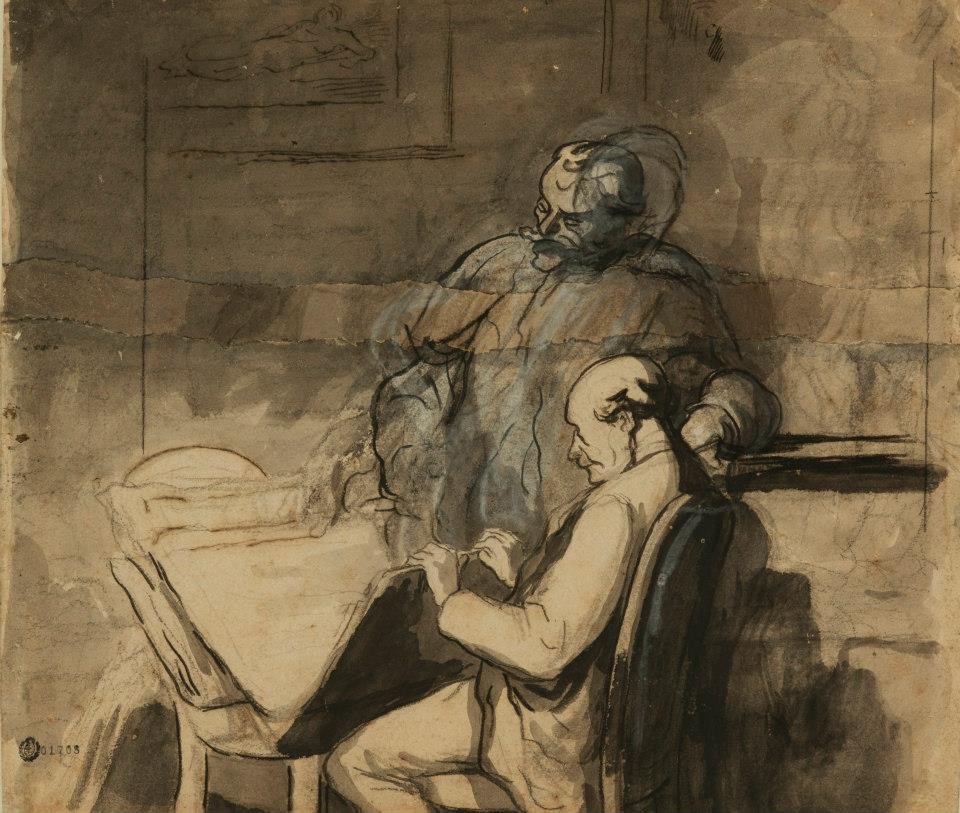 De som älskar utskrifter av Honoré Daumier