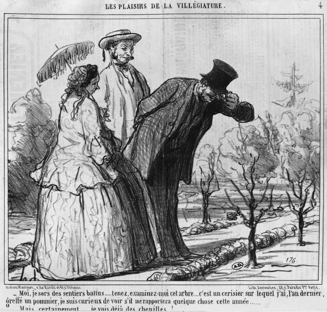 Les Plaisirs de la Villegiature, illustration från 