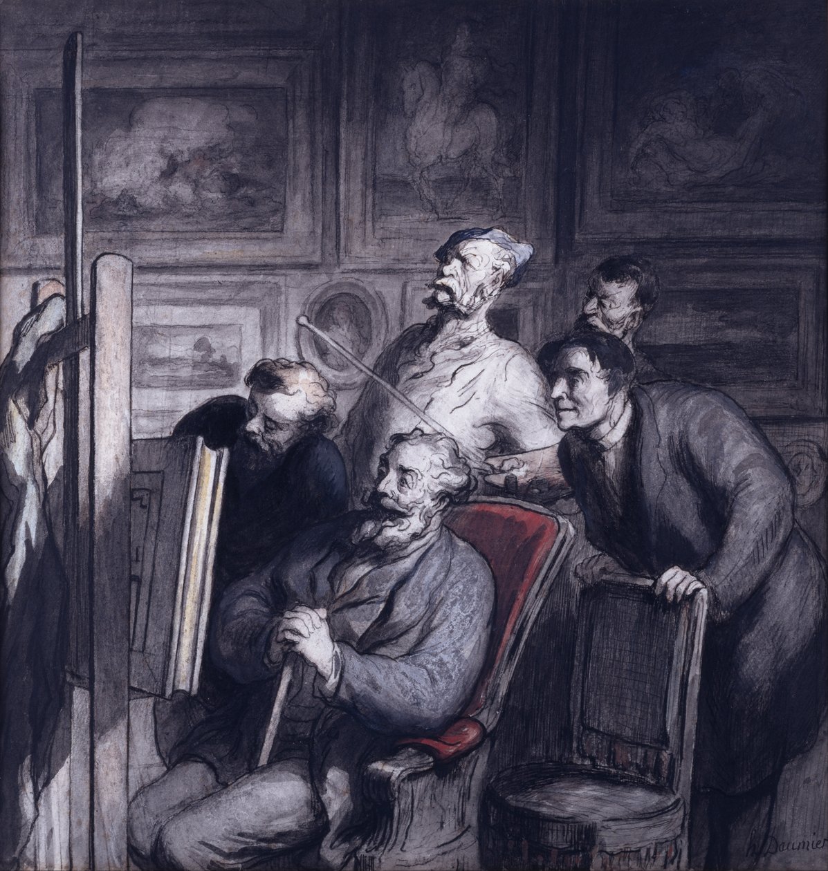 Amatörerna av Honoré Daumier