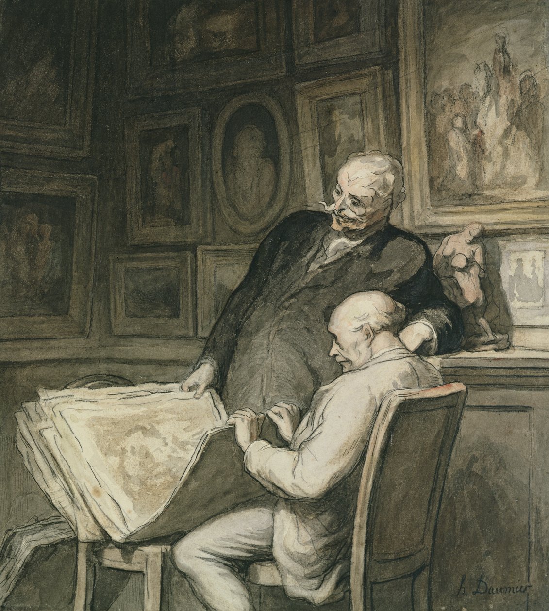 Trycksamlarna av Honoré Daumier