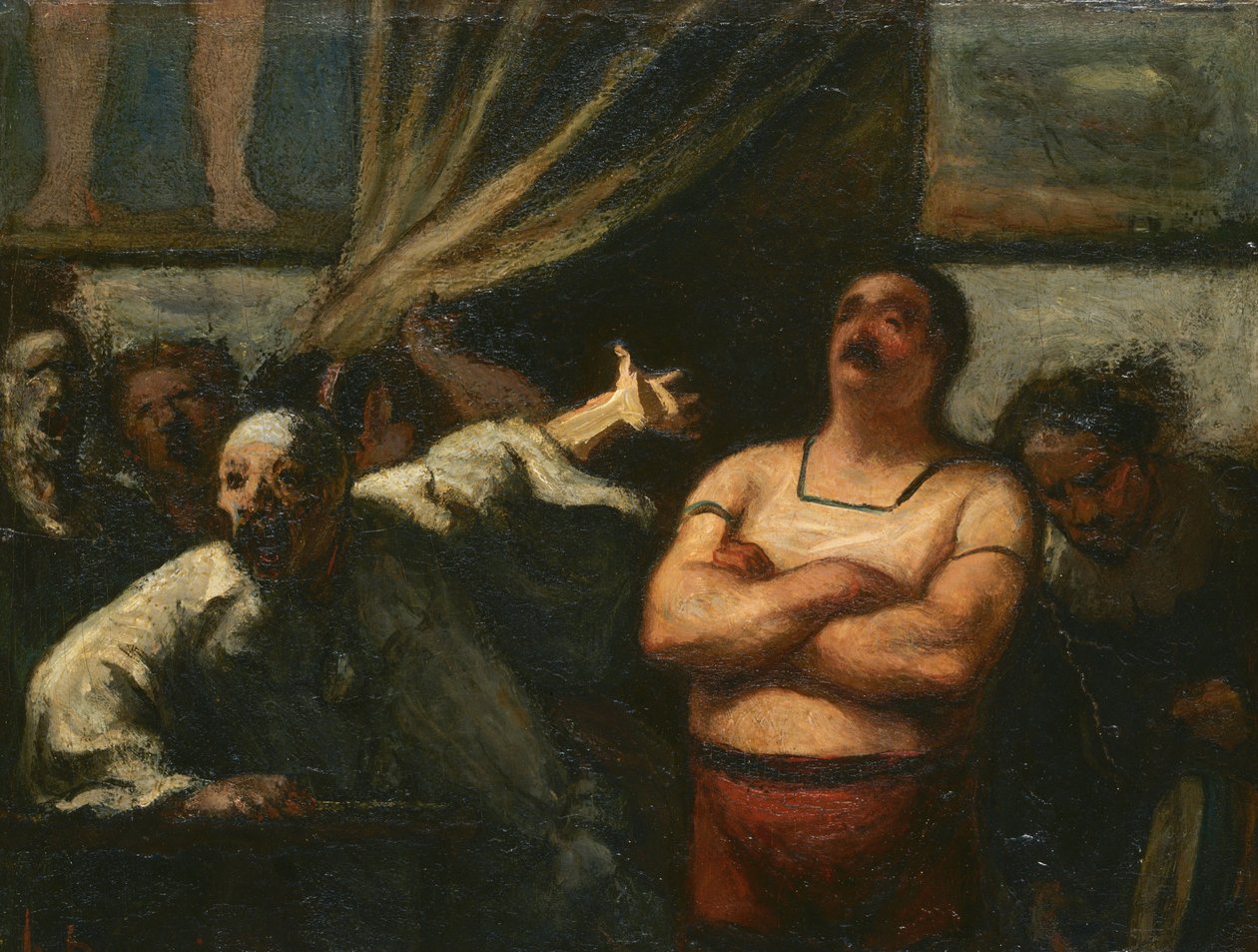 Den starka mannen av Honoré Daumier