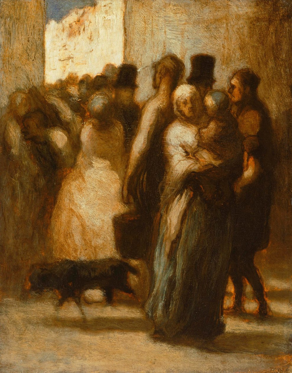 Till gatan av Honoré Daumier