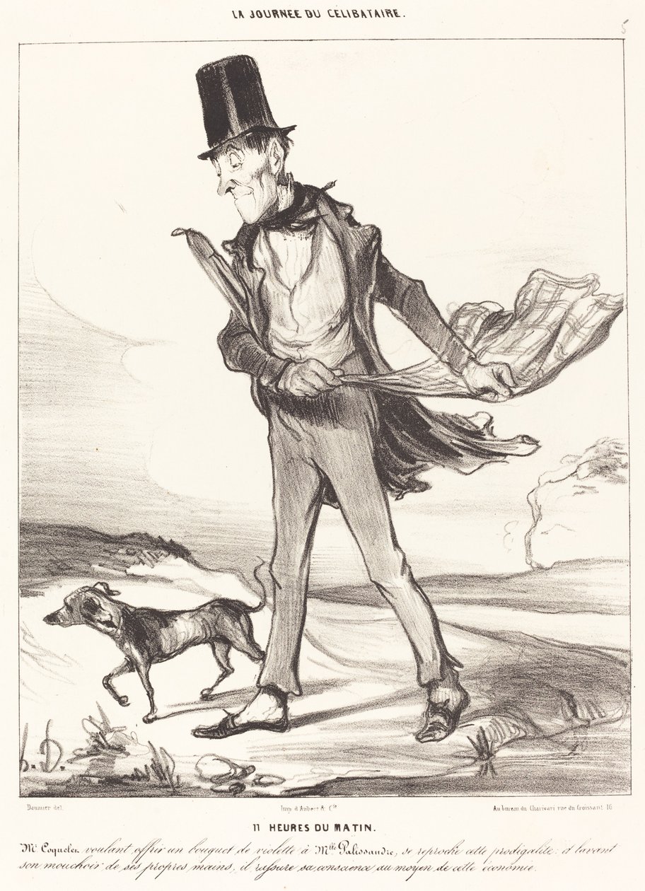 kl 11. av Honoré Daumier
