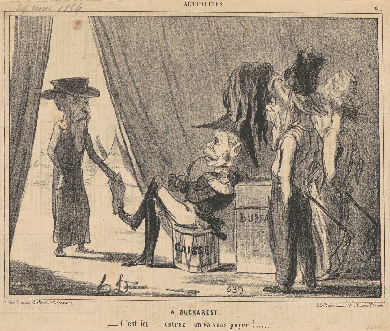 En Bukarest av Honoré Daumier