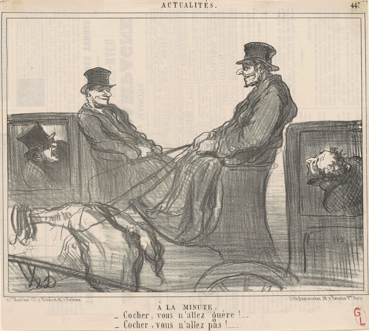 A till minuter av Honoré Daumier