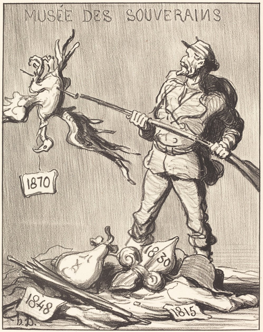Vem är nästa? av Honoré Daumier