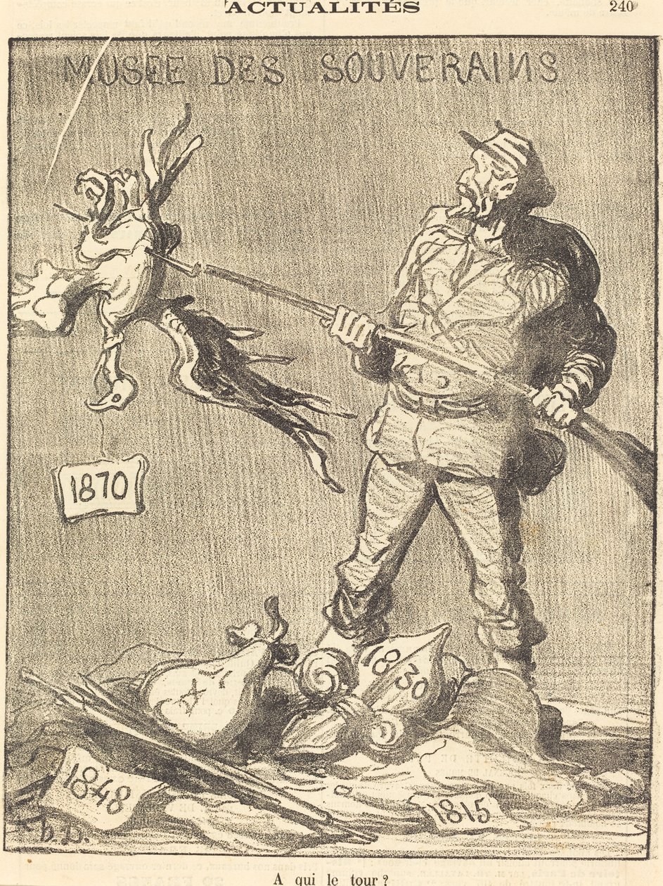 Vem är nästa? av Honoré Daumier