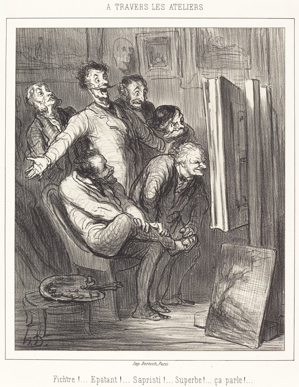Genom verkstäderna av Honoré Daumier