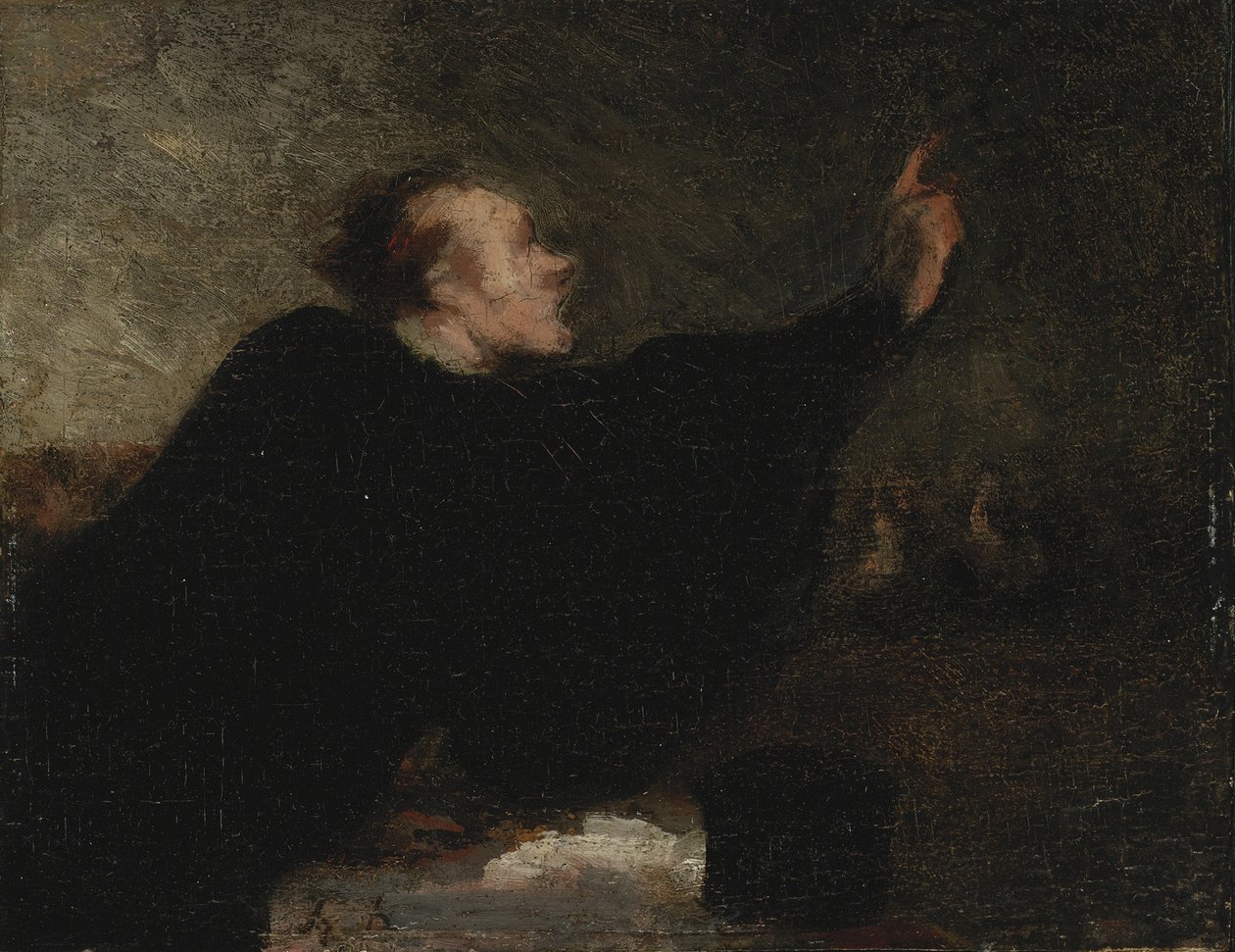 En rättegångsadvokat, 1853-1854 av Honoré Daumier
