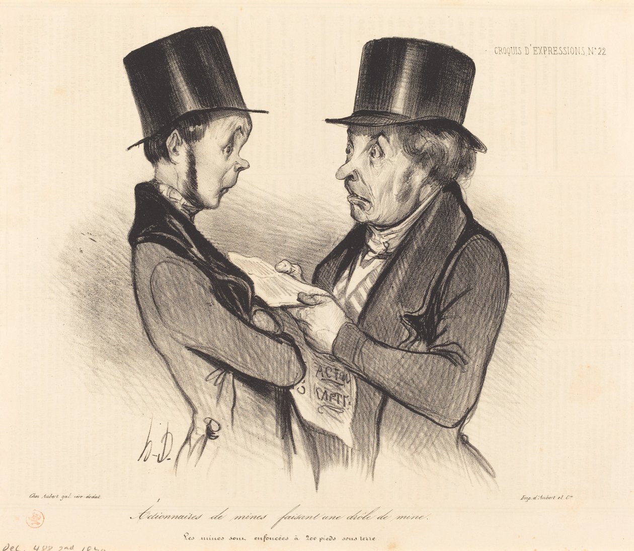 Mina aktieägare... av Honoré Daumier