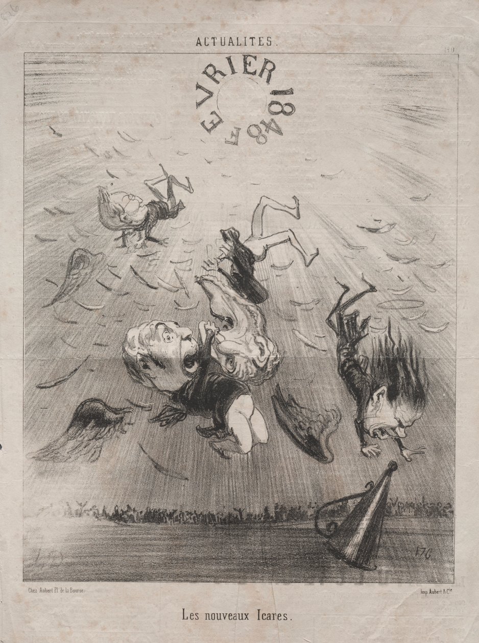 Aktualiteter (nr 140): Den nya Ikaros av Honoré Daumier
