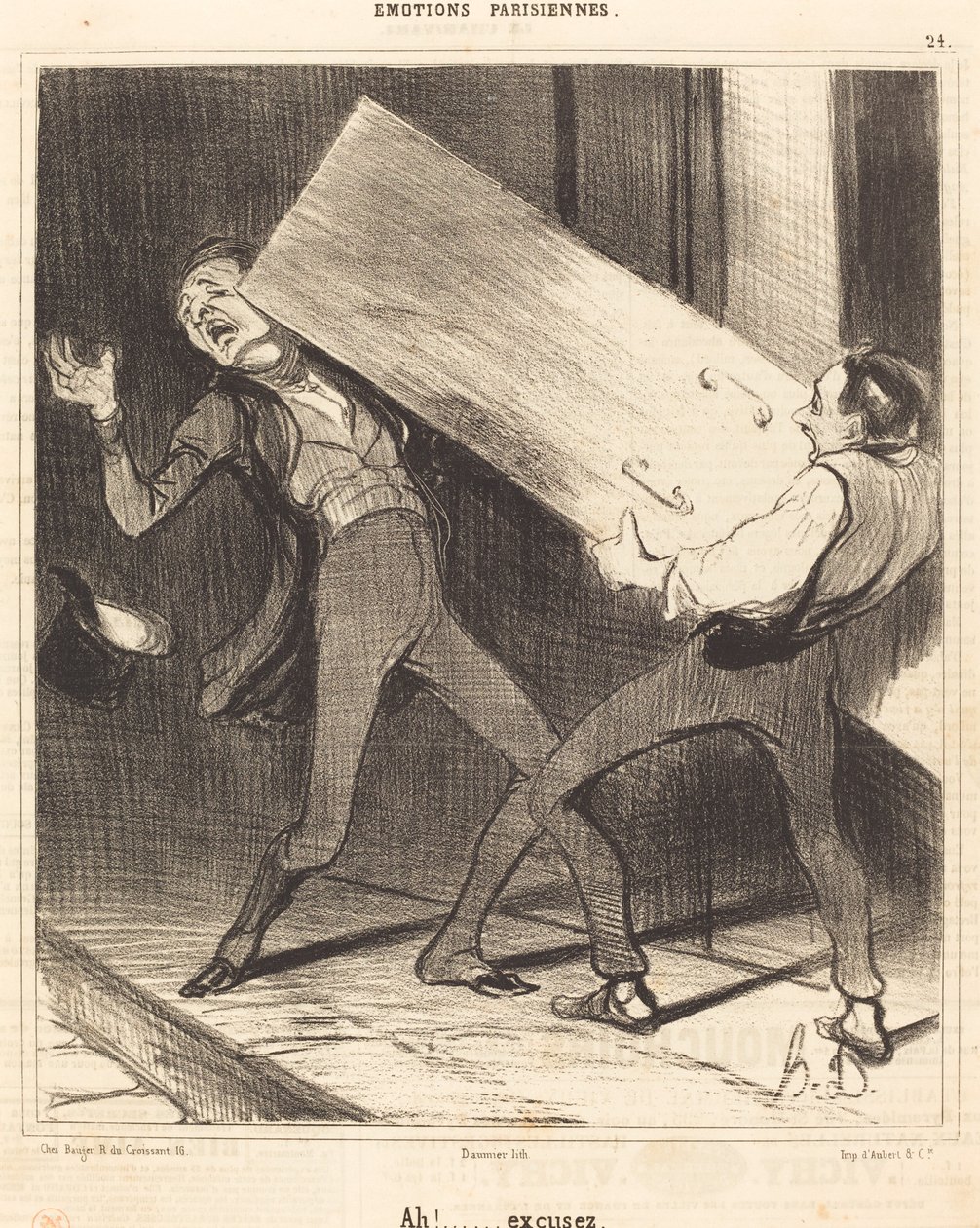 Ah! Ursäkt av Honoré Daumier