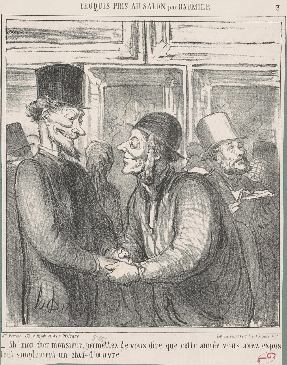 Ah! Min käre herre, tillåt... av Honoré Daumier