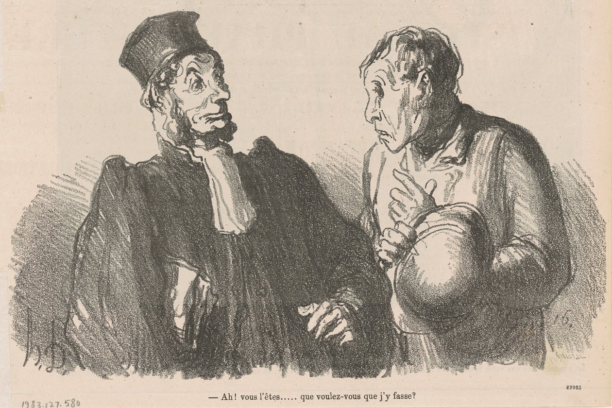 Ah! Du är... vad vill du... av Honoré Daumier