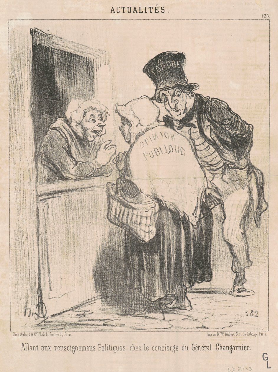 Går till politisk information... av Honoré Daumier