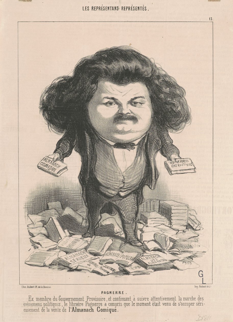 Myra. Laurent Pagnerre av Honoré Daumier