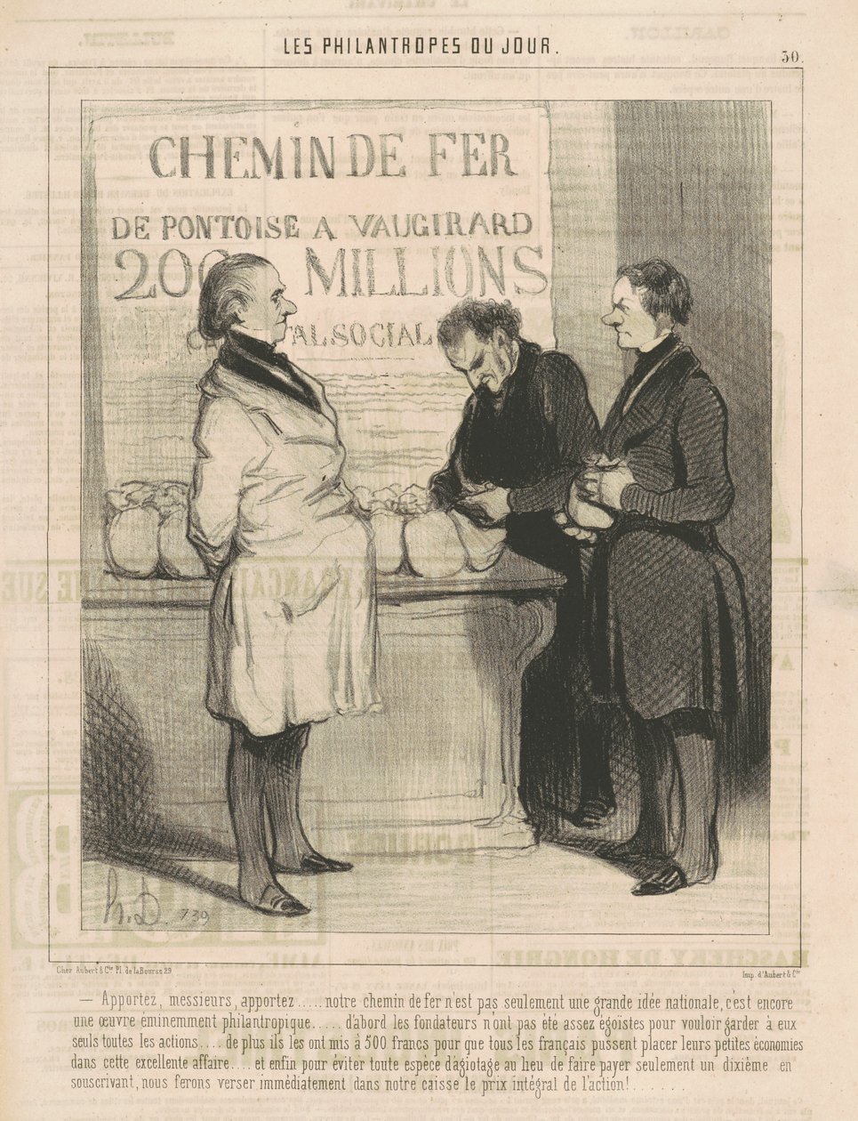 Kom med, mina herrar, ta med... av Honoré Daumier