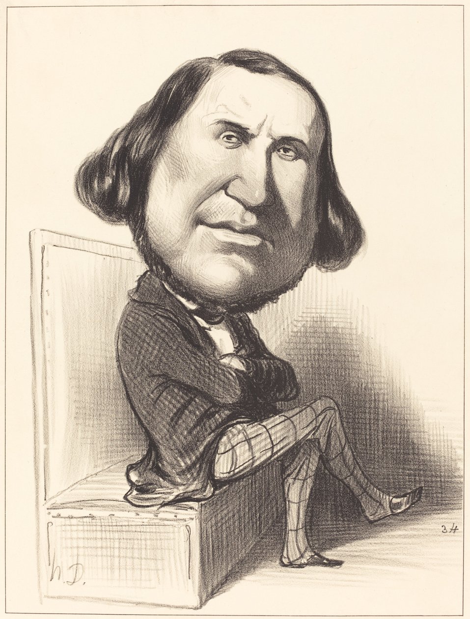 Augusti kväll av Honoré Daumier