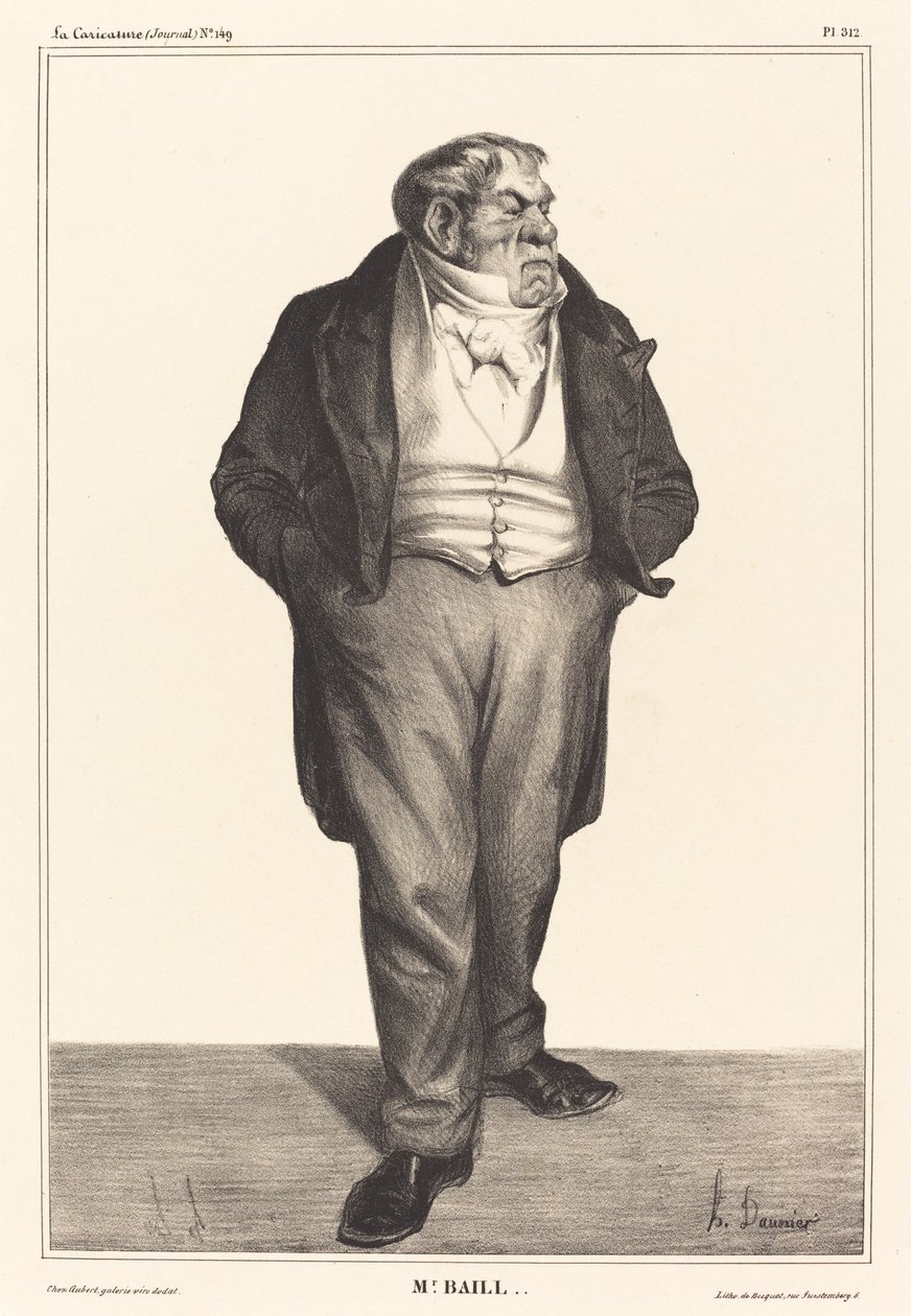 Baillot av Honoré Daumier