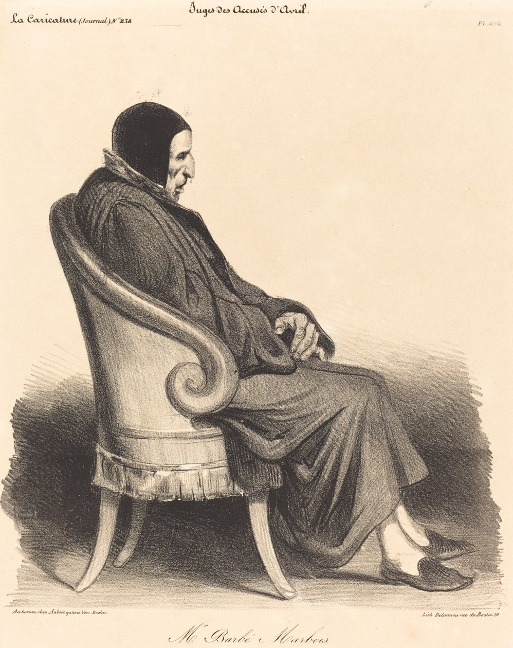 Barbé-Marbois av Honoré Daumier