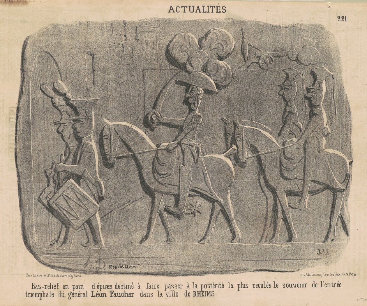 Pepparkakor basrelief... av Honoré Daumier
