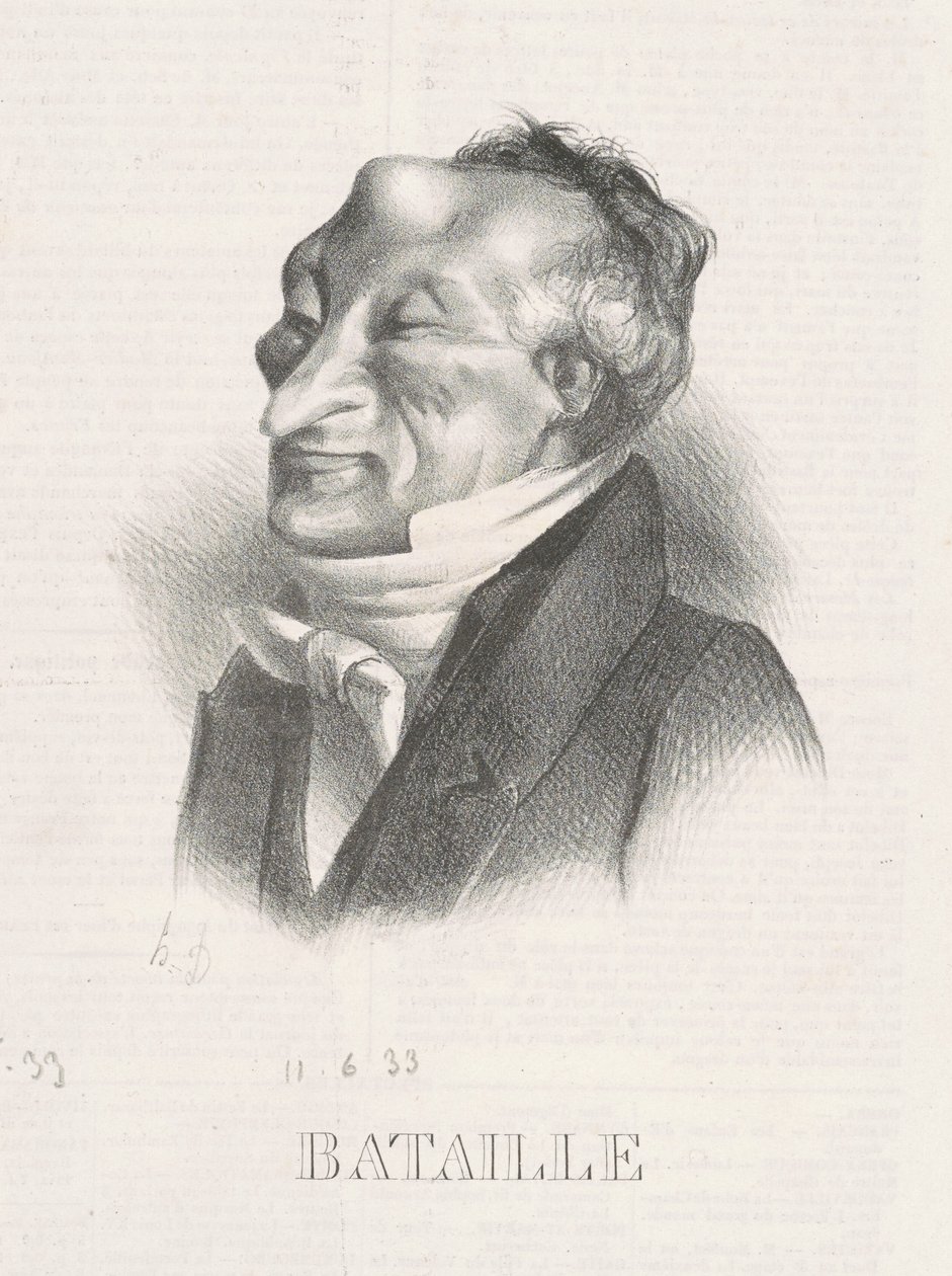 Battle (Alex. Simon Pataille) av Honoré Daumier