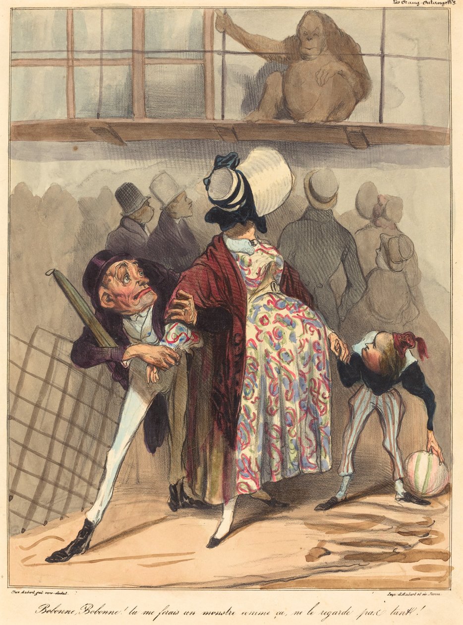 Bobonne... titta inte på honom så mycket! av Honoré Daumier