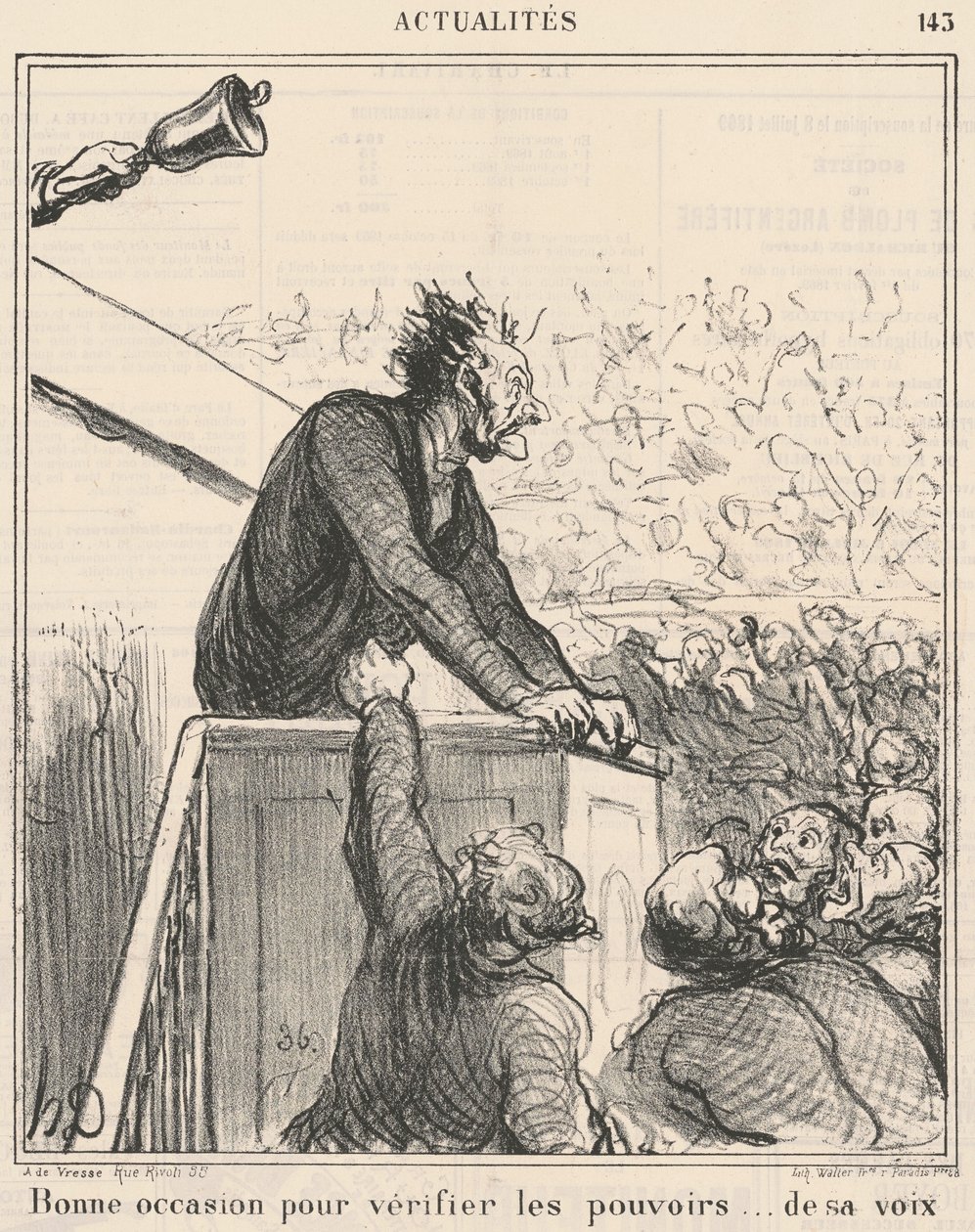 Bra tillfälle att kolla... av Honoré Daumier