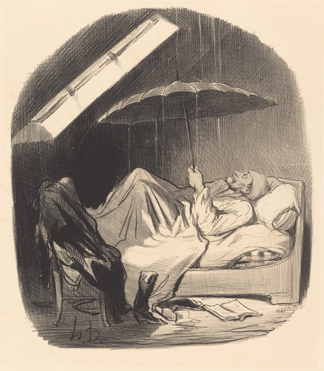 Ägaren rånare... av Honoré Daumier