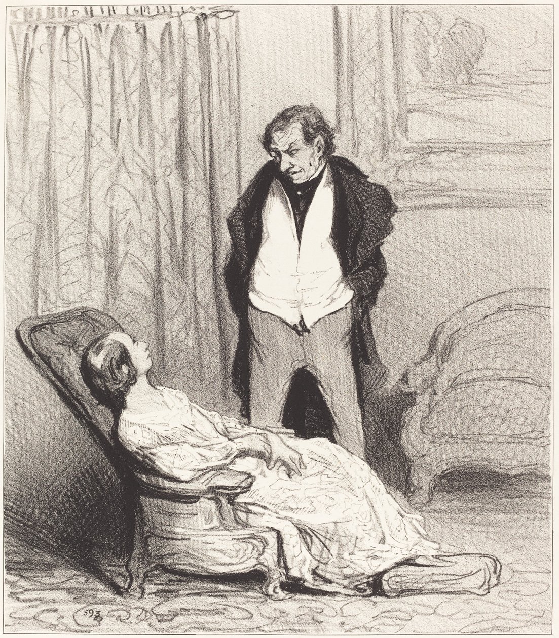 Box morot av Honoré Daumier